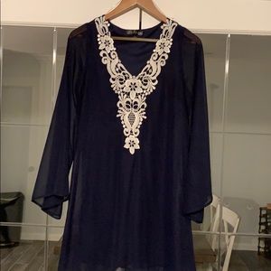 Navy blue dress